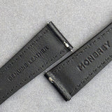 Monbrey Black Epsom Italian genuine leather strap back